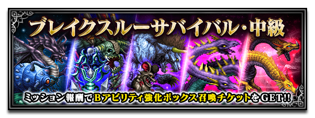 ■ブレイクスルーサバイバル・中級■